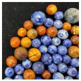 Vintage Bennington Clay Marbles