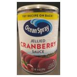 Set of 6 Ocean Spray Jellied Cranberry Sauce - 14 oz Each