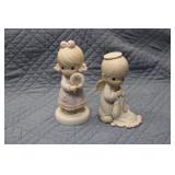 Collection of 20 Precious Moments Figurines Including Wedding and Baby Themes