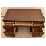 Indiana Desk Co. Executive Desk (BRING SCREW GUN FOR DISASSEMBLY) MUST BRING HELP TO LOAD 60" L x 30" W x 30" H