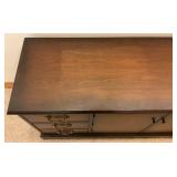 Indiana Desk Co. Wood Credenza  (MUST BRING HELP TO LOAD) 66" L x 20" W x 29 1/2" T (Finish Crazed On Top)