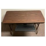 Small Folding Table With Pull Out Keyboard Holder (Doesn