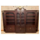 Gorgeous 5 Piece Ethan Allen Side Hutch With Glass Doors (Bring Tools To Disassemble & Help To Load) 133" L x 86" H x 16" W