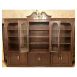 Gorgeous 5 Piece Ethan Allen Side Hutch With Glass Doors (Bring Tools To Disassemble & Help To Load) 133" L x 86" H x 16" W