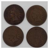 8 - Indian Head Pennies 1865-1876