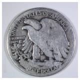 1917-D Walking Liberty Half Dollar Obverse