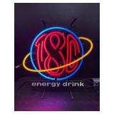 180 Energy Drink, 3D neon