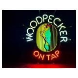 Woodpecker hard cider on tap