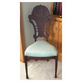 Antique Victorian Rosewood Parlor Chair