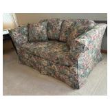 Floral Hide-a-Bed Loveseat Sofa