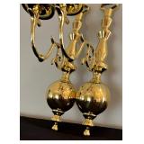 Beautiful Brass Wall Mounted Candle Holders