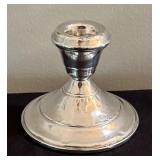 Weighted Vintage Sterling Silver Candle Holders