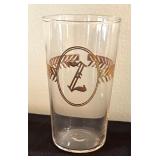 Vintage Golden "Z" Monogrammed Highball Glasses