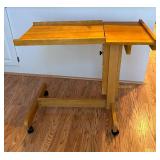 Portable Adjustable Desk on Casters