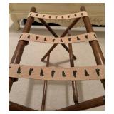 Vintage Folding Luggage Rack