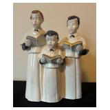 Vintage Three Church Choir Figurine Candle Holder with New Candle