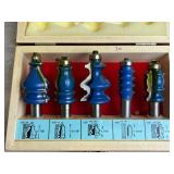 Custom Molding 5-Piece Router Bit Set in Excellent Condition