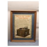 Vintage Victor-Victrola Advertising Collection with Framed Cards and Posters