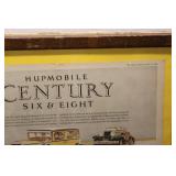 Framed Hupmobile Century Six & Eight Vintage Advertisement