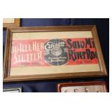 Collection of 10 Vintage Framed Advertisements and Photographs