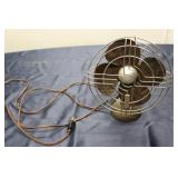 Vintage J.A. Frost Desk Fan with Three Blades