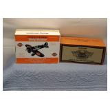 Harley-Davidson Die-Cast Metal Coin Bank - 1929 Travel Air Model 