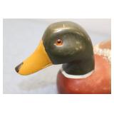 Handcrafted Wooden Duck Decoy - Vintage Decor