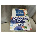 New Box of 10 Pouches Popping Boba Balls - Super Blue Raspberry