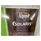 New Alpine Solar Lantern Garden Flag Pole - No Flag Included