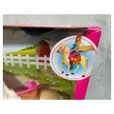 New Barbie Doll and Horse Set