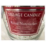 New Village Candle 2 Wick Royal Nutcracker Candle