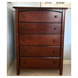 Beautiful Basset Five Drawer Dresser