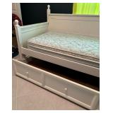 White Twin Trundle Bed