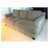 Stylish Gray Upholstered Sofa