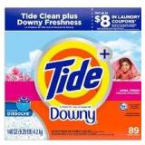 Tide with Downy Powder Laundry Detergent - 148oz/89 Load