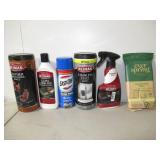 Mixed Lot Wood, Leather, Stainless Steel Wipes, Glass Cooktops Spray & Cream Cleaners & Easy Off Oven Cleaner