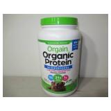 Orgain Organic Protein and Superfoods Plant Based Protein Powder, Creamy Chocolate Fudge, 2.7 lbs