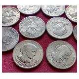 (10) Susan B Anthony Dollars