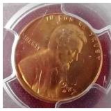 1947-D Wheat Penny - PCGS MS65RD