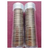 (2) Rolls 1963-D (BU?) Pennies