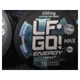 6- 15 ct LF*Go Mint Energy Pouches ...