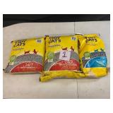 Lot of 3 Non-Clumping Cat Litters - Tidy Cats Performance and Instant Action