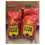 Set of 2 Royal Oak Super Size Charcoal Briquets, 14 lb Each