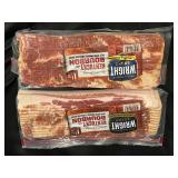 J - Wright Brand Kentucky Bourbon Thick Cut Bacon - 3 lbs