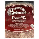 M & I - Set of 6 Packaged Bellantani Diced Pancetta - 4 oz Each