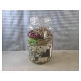 (BSB) Glass Jar Full of Assorted Fa...