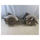 (A-3) 2 Skilsaw Circular Saws - Bot...