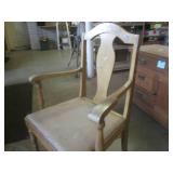 (EW1) Vintage Wood Chair with Arms...