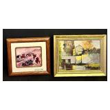 Two Petite Original Framed Art Paintings