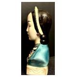 Goldcrest Helen Liedoff Chinese Head Asian Man & Woman Porcelain Busts